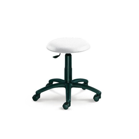 Hocker weiss Kunstleder