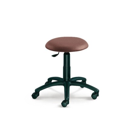 Hocker braun Kunstleder