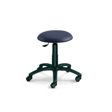 Hocker blau Kunstleder