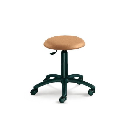 Hocker beige Kunstleder