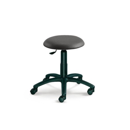Hocker grau Kunstleder