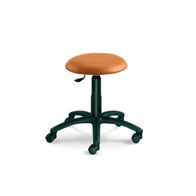 Hocker orange Kunstleder