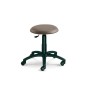 Hocker braun Kunstleder