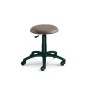 Hocker braun Kunstleder