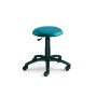Hocker blau Kunstleder