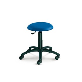 Hocker blau Kunstleder