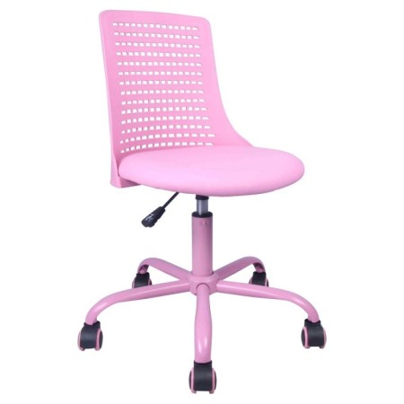 My Charly Kinderdrehstuhl rosa Kunstleder