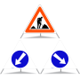 Faltsignal Construction 1.14 / 2.34 / 2.35 R2.60