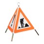 Faltsignal Construction 2x 1.14 Baustelle/1x 1.30 Andere Gefahren N90 (Kombiniert)