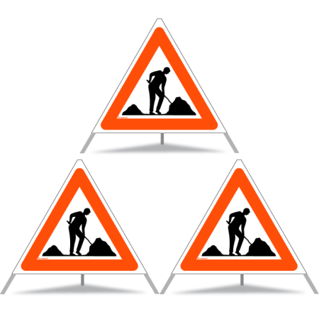 Faltsignal Construction 3x1.14 Baustelle N90