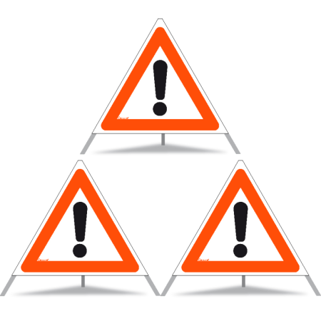 Faltsignal Construction 3x1.30 Andere Gefahren N60