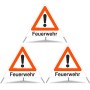 Faltsignal TFPD 3x1.30 Feuerwehr N70
