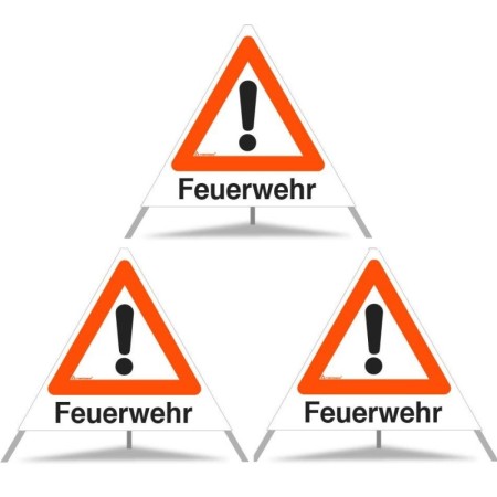 Faltsignal TFPD 3x1.30 Feuerwehr N70