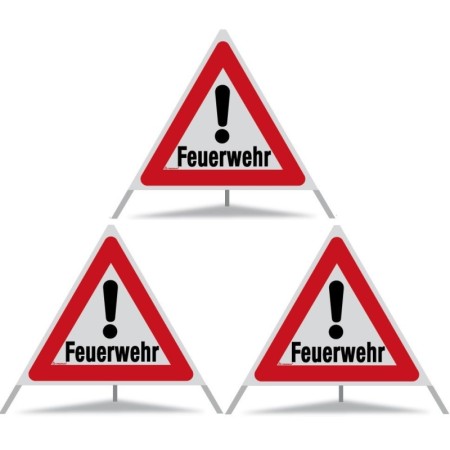 Faltsignal TFPD 3x1.30 Feuerwehr R70