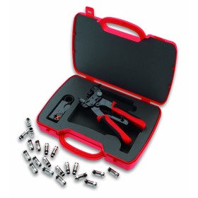 Cimco Crimpzange Wetterfeste Koaxialanschlüsse, Koaxial-Steckverbinder