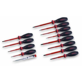 VDE Schraubendreher-Set 13teilig Cimco Schlitz, Kreuzschlitz Phillips, Kreuzschlitz Pozidriv, Innen-TORX