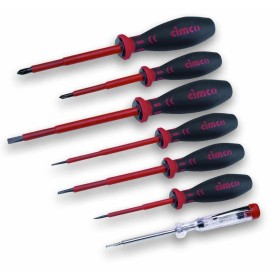VDE Schraubendreher-Set 7teilig Cimco Schlitz, Kreuzschlitz Phillips