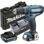 Makita  Akku-Schlagbohrschrauber 10.8 V 2 Ah Li-Ion İnkl. 2. Akku, İnkl. Koffer