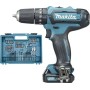 Makita  Akku-Schlagbohrschrauber 10.8 V 2 Ah Li-Ion İnkl. 2. Akku, İnkl. Zubehör, İnkl. Koffer