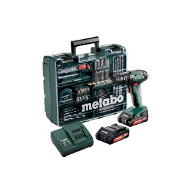 Akku-Schlagbohrmaschine 18V 2X2Ah Li-Ion, Ladegerät Sc 60 Plus, Kunststoffkoffer, Mobile Werkstatt