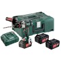 Akku-Schlagbohrmaschine 18V 3X4Ah Li-Ion, LadegerätAsc 30-36 V, Metaloc