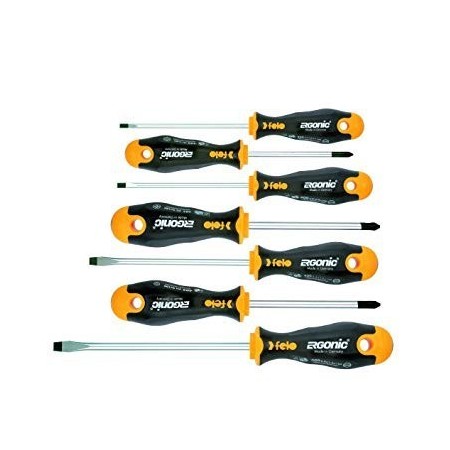 Felo Schraubendrehersatz Ergonic, 7-teilig