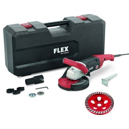 Flex-Tools Kraftvoller 1800 Watt Sanierungsschleifer für randnahes Schleifen, 150 mm
