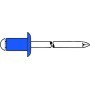 Gesipa Blindniete Mini-Pack Stahl/Stahl 100stk.