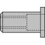 Gesipa Blindnietmuttern Alu-M 500stk.
