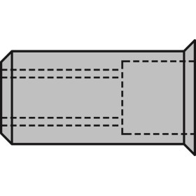 Gesipa Blindnietmuttern Alu Kleinkopf-M 500stk.