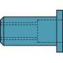 Gesipa Blindnietmuttern A2-Edelstahl-M 500stk.