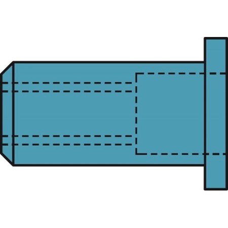 Gesipa Blindnietmuttern A2-Edelstahl-M 500stk.
