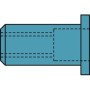 Gesipa Blindnietmuttern A2-Edelstahl-M 500stk.
