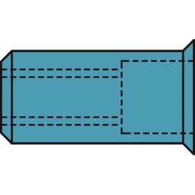 Gesipa Blindnietmuttern A2-Edelstahl Kleinkopf-M 500stk.