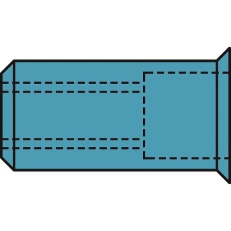 Gesipa Blindnietmuttern A2-Edelstahl Kleinkopf-M 500stk.