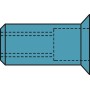 Gesipa Blindnietmuttern A2-Edelstahl Senkkopf-M 500stk.