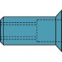 Gesipa Blindnietmuttern A2-Edelstahl Senkkopf-M 500stk.