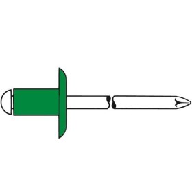 Gesipa Blindniete A4-Edelstahl Grosskopf-K 250stk.