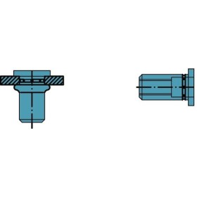 Gesipa Blindnietmuttern PolyGrip Edelstahl-A2-M 500stk.
