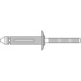Gesipa BULB-TITE Blindniete Alu/Alu 500stk.