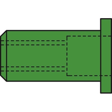 Gesipa Blindnietmuttern A4-Edelstahl-M 500stk.