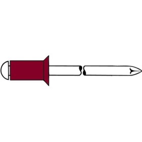 Gesipa Blindniete Monel/A2-Edelstahl Senkkopf 500stk.