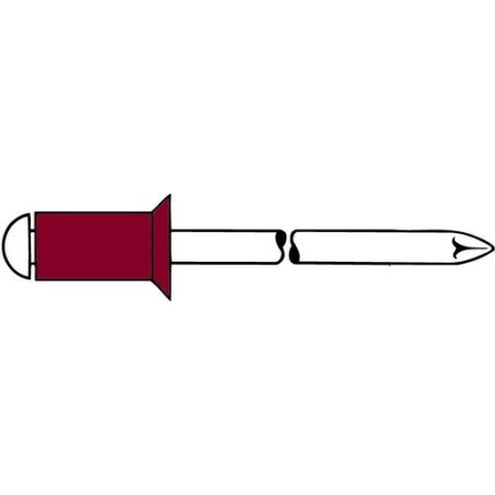 Gesipa Blindniete Monel/A2-Edelstahl Senkkopf 500stk.