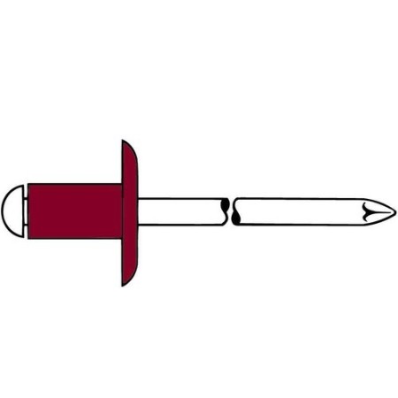 Gesipa Blindniete Monel/A2-Edelstahl Grosskopf 250stk.