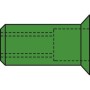Gesipa Blindnietmuttern Senkkopf A4-Edelstahl-M 250stk.