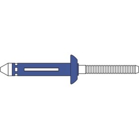 Gesipa BULB-TITE Stahl/Stahl Rundkopf 100stk.