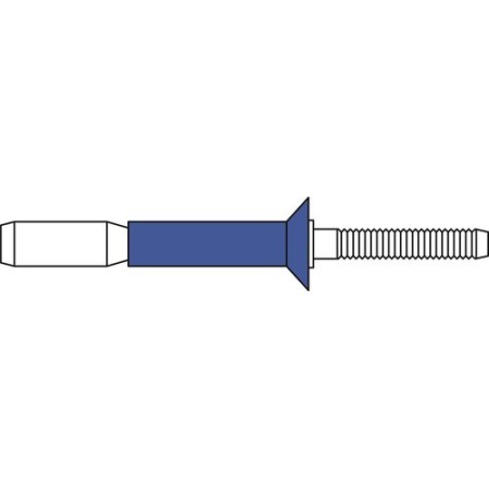 Gesipa MEGA GRIP Blindniete Stahl/Stahl Senkkopf 250stk.