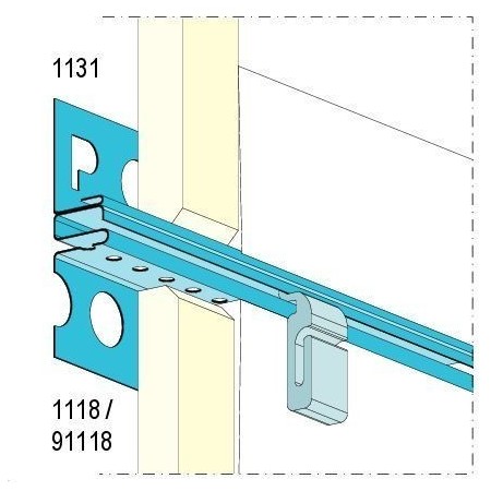 Abschlussprofil TB für 12.5mm GKB