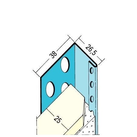 Abschlussprofil TB für 25mm GKB