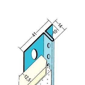 Anschlussprofil TB, für 12.5mm GKB, 10mm Schattenfugenschenkel